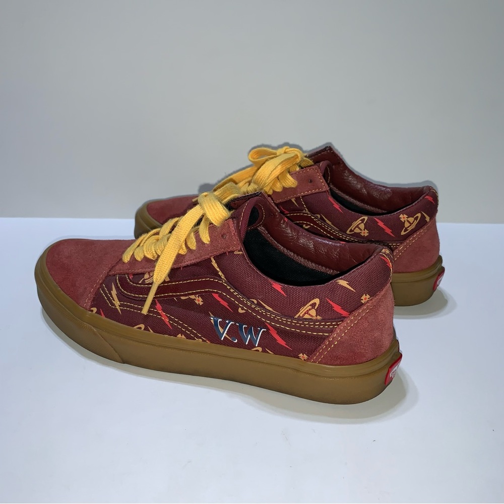 Vans x  Vivienne Westwood Burgundy Old Skool Sneaker Men's 7.5 Women's 9.0